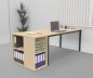 Preview: Schreibtisch SV16 mit Anstellregal Ahorn