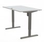 Preview: Schreibtisch CS 140x80 cm elektrisch höhenverstellbar Weiß