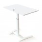 Preview: Steh-Sitz-Tisch CSW 100x60 cm elektrisch höhenverstellbar Weiß
