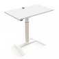 Preview: Steh-Sitz-Tisch CSW 100x60 cm elektrisch höhenverstellbar Weiß