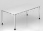 Preview: Schreibtisch Hamburg 200 cm Weiss