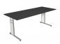 Preview: Schreibtisch Form4 C-Fuss 180 x 80 cm Anthrazit