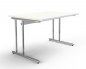 Preview: Schreibtisch Artline 20cm Weiss
