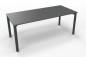Preview: Schreibtisch 180 x 80 cm Gestell anthrazit Onyxgrau