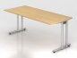 Preview: Schreibtisch Nürnberg 180 cm Ahorn