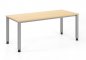 Preview: Schreibtisch 180x80 cm Vierfußgestell Ahorn