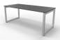 Preview: Schreibtisch Riesa 180 cm Grafit Silber