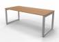 Preview: Schreibtisch Riesa 180x80 cm Gestell Silber