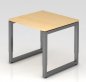 Preview: Schreibtisch Riesa 80 cm Ahorn Gestell Grafit