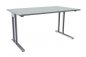 Preview: Schreibtisch TEN 140 cm lichtgrau