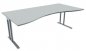 Preview: Schreibtisch TEN Ergo 200x80/100 cm Lichtgrau