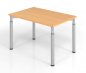 Preview: Schreibtisch Yach 120 cm Buche Silber