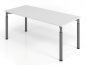 Preview: Schreibtisch Yach 180 cm Lichtgrau Grafit