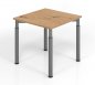 Preview: Schreibtisch Yach 80x80x68-82 cm Grafit