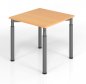 Preview: Schreibtisch Yach 80x80x68-82 cm Buche Grafit