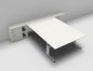 Preview: Teamarbeitsplatz G3S für 3 Personen Weiss