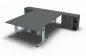 Preview: Teamarbeitsplatz G3S für 3 Personen Onyx
