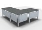 Preview: Schreibtischkombination GO2 Onyx-Grau