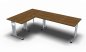 Preview: Winkelschreibtisch GS6 Nussbaum