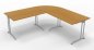 Preview: Schreibtischkombination SB2 200x200 cm Buche