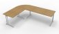 Preview: Schreibtischkombination SB2 260x200 cm Eiche