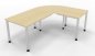 Preview: Schreibtischkombination SH2 200x160 cm Ahorn