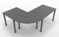 Preview: Schreibtischkombination SH2 200x160 cm Grafit Grafit