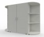 Preview: Sideboard 160 cm breit SB2 3 Ordnerhöhen Weiß