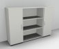 Preview: Sideboard 160 cm breit Mega SB3 Weiss