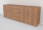 Preview: Büroschrankwand VH2 Sideboard Nussbaum