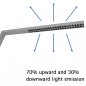 Preview: LED-Klemmleuchte MAULsirius colour vario senosor dimmbar silber Leuchtenkopf