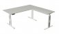 Preview: Winkelschreibtisch Move3 180x180 cm Lichtgrau