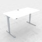 Preview: Steh-/Sitzschreibtisch CSA 160 cm Weiss