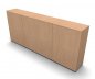 Preview: Raumteilerschrank Mega Stehtheke 280 cm Buche