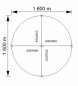 Preview: Zeichnung Tisch rund 160 cm