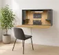 Preview: Wandschreibtisch Grafit-Asteiche Milieubild