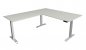 Preview: Winkelschreibtisch 180x180 cm Move4 Lichtgrau-Silber