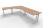 Preview: Winkelschreibtisch 222x282 cm TEN9 Buche