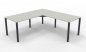 Preview: Winkelschreibtisch GAV1 200x200 cm anthrazit Weiss
