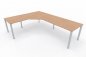 Preview: Winkelschreibtisch 262,5x202,5 cm GAV3 Buche