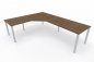 Preview: Winkelschreibtisch 262,5x202,5 cm GAV3 Nussbaum