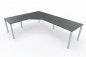 Preview: Winkelschreibtisch 262,5x202,5 cm GAV3 Onyxgrau