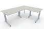 Preview: Winkelschreibtisch GV5 Stellfläche 160 x 200 cm Dekor Weiß