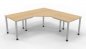 Preview: Winkelschreibtisch HE1 200x200 cm Ahorn