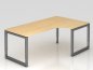 Preview: Winkelschreibtisch Riesa 200 cm Ahorn