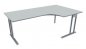 Preview: Winkelschreibtisch TEN 200 cm, rechts lichtgrau