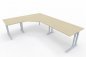 Preview: Winkelschreibtisch 262,5x202,5 cm Ahorn