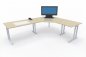 Preview: Winkelschreibtisch 262,5x202,5 cm Ahorn