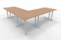 Preview: Winkelschreibtisch TEN7 240x220 cm Buche