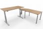 Preview: Winkelschreibtisch VXY2 Schreibtischkombination 243 x 200 cm Eiche